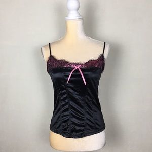 Vintage 90s Y2K corset top milkmaid grunge negligee